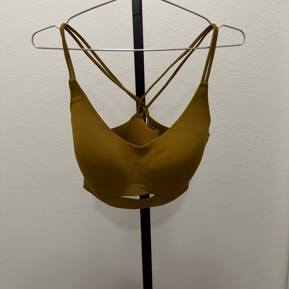 VSX Olive Strappy Sports Bra